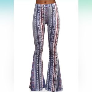 Daisy Del Sol High Waist Comfy StretchBell Bottom Fit to Flare Lounge Yoga Pants